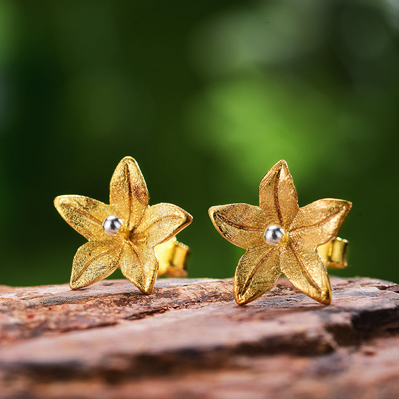 Minimalist Lily Studs