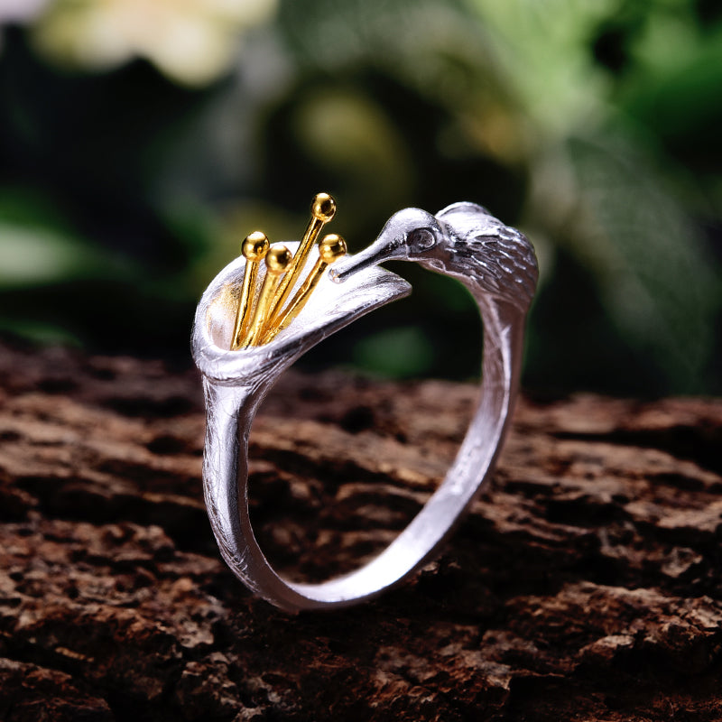 Hummingbird Open Ring