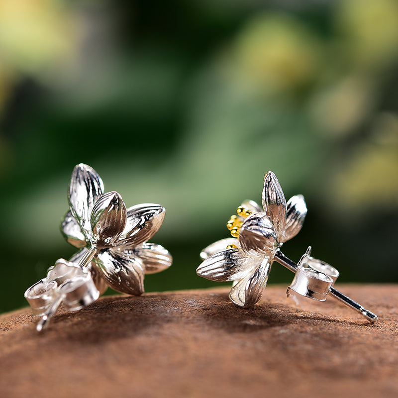 Lotus Whispers Studs