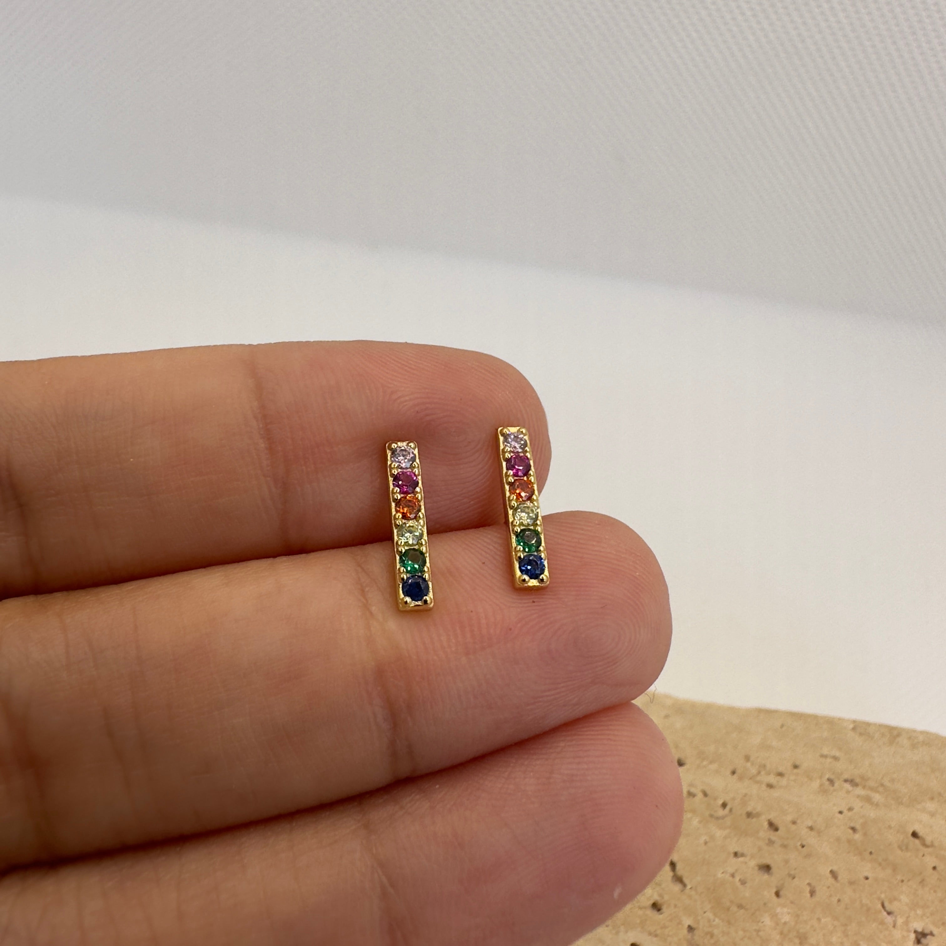 Rainbow Bar Studs