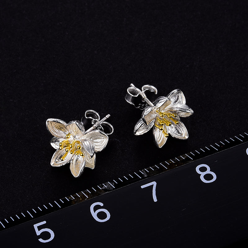 Lotus Whispers Studs