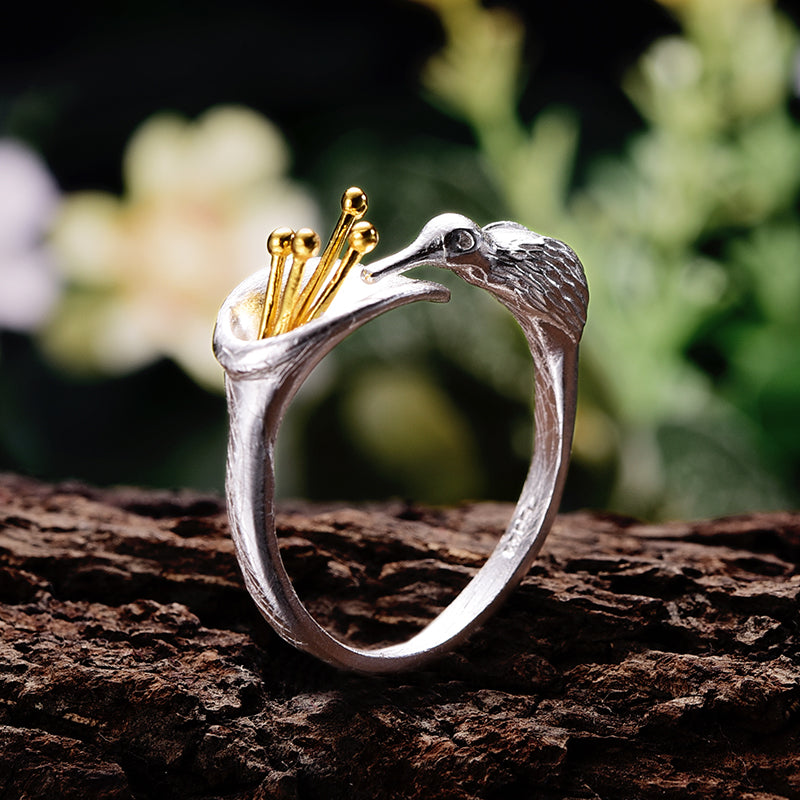 Hummingbird Open Ring