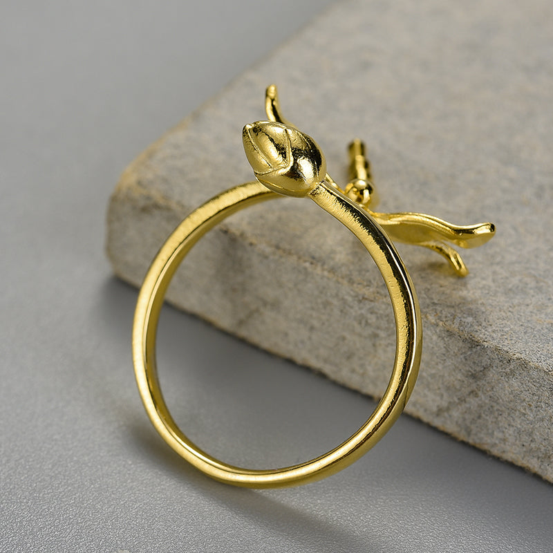 Dragonfly Wedding Ring | Women's Dragonfly Ring | Parure by Asma