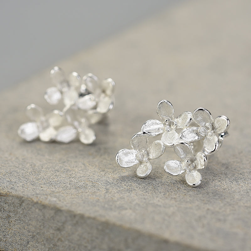 Cluster Studs Earrings | Daisy Cluster Studs | Parure by Asma