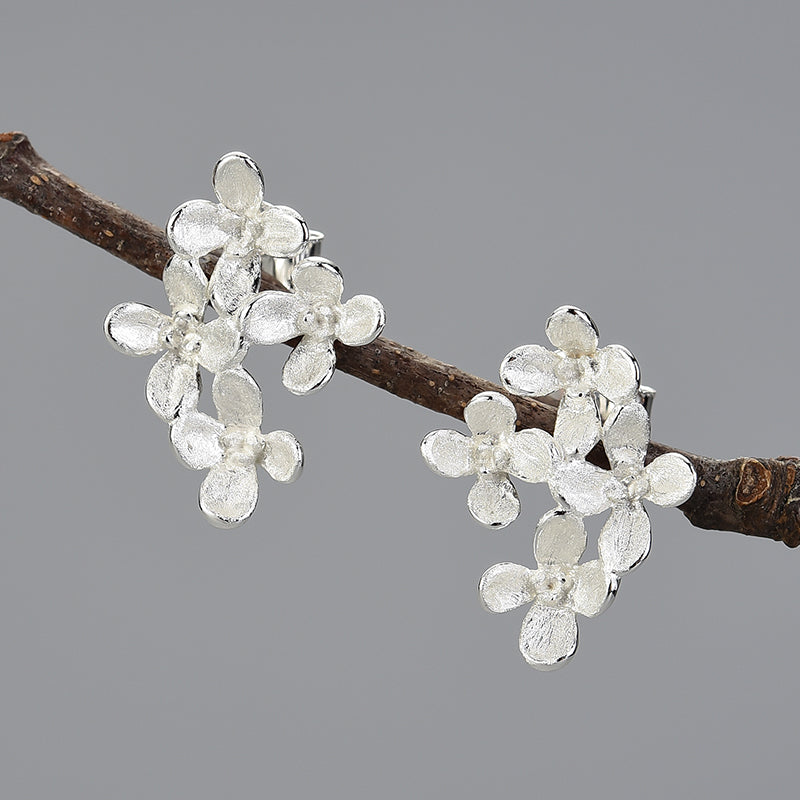 Cluster Studs Earrings | Daisy Cluster Studs | Parure by Asma