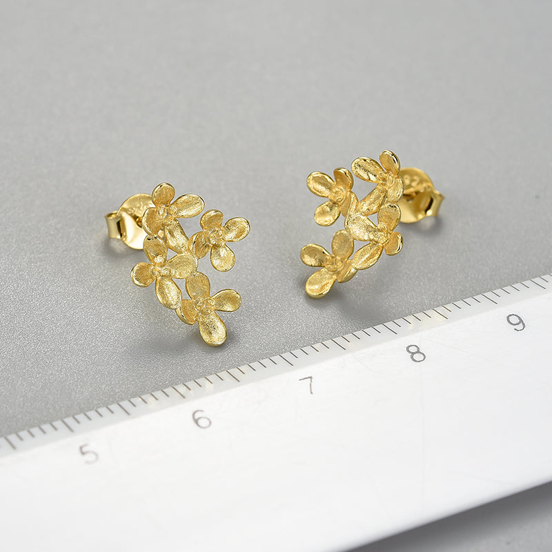 Cluster Studs Earrings | Daisy Cluster Studs | Parure by Asma