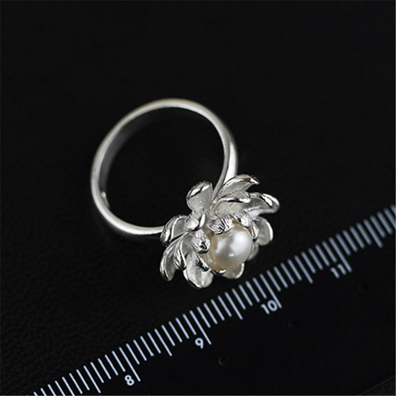 Silver Lotus Ring | Blooming Lotus Ring | Parure by Asma