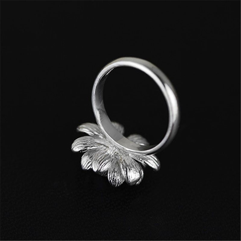 Silver Lotus Ring | Blooming Lotus Ring | Parure by Asma