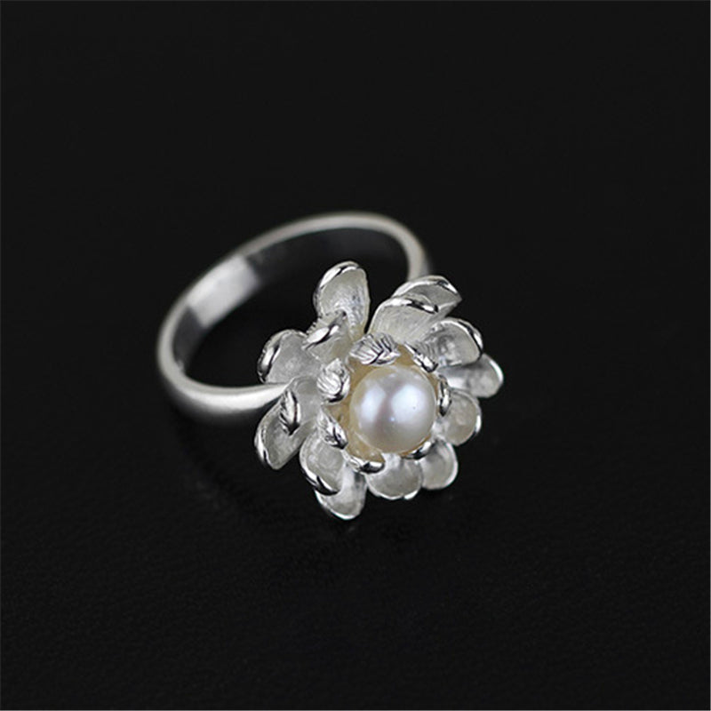 Silver Lotus Ring | Blooming Lotus Ring | Parure by Asma